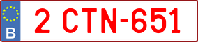 Truck License Plate